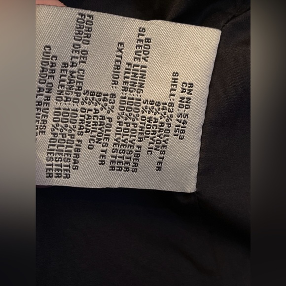 Levi's Navy Zippered Jacket Moto “Dressy” Biker Style (almost Black) NWT - Picture 13 of 13